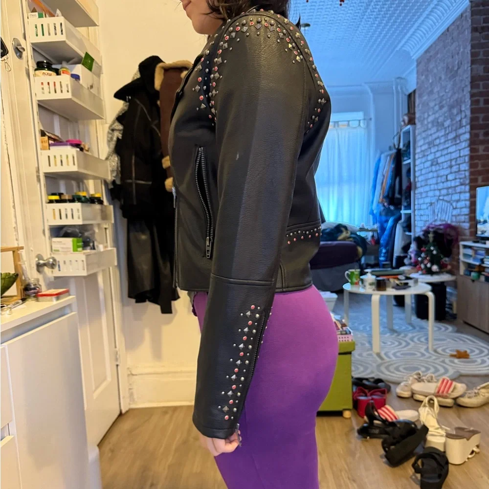 Blank NYC - leather stud jacket - size M - Picture 3 of 5